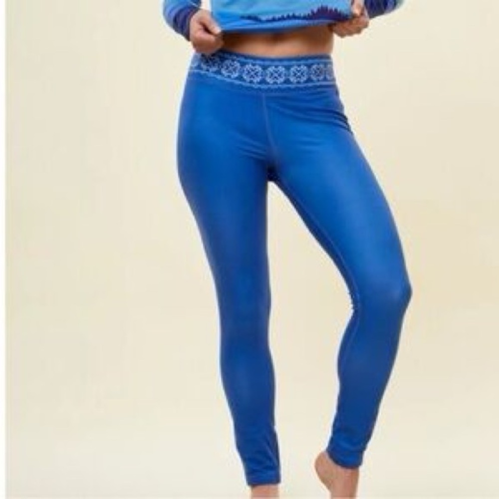 Krimson Klover Sarah Blue Leggings with Star Pattern like new - never worn